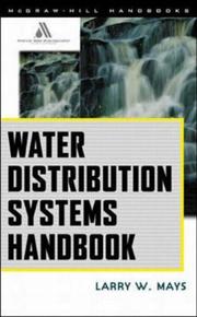 Cover of: Water Distribution System Handbook