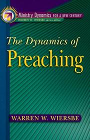 Cover of: The dynamics of preaching | Warren W. Wiersbe