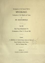 Investigations in the general field of mycology by Brefeld, Oscar