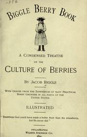 Biggle berry book by Jacob Biggle