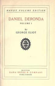 Cover of: Daniel Deronda by George Eliot