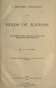 A revised catalogue of the birds of Kansas by N. S. Goss