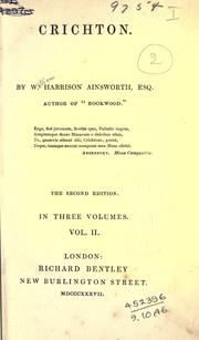 Cover of: Crichton. by William Harrison Ainsworth