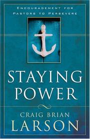 Cover of: Staying Power: Encouragement for Pastors to Persevere