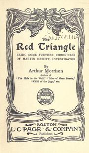 The Red Triangle by Arthur Morrison