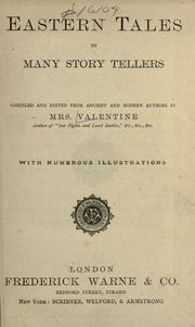 Cover of: Eastern tales by L. Valentine