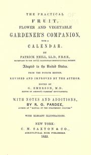 Cover of: The practical fruit, flower and vegetable gardener's companion: with calendar.