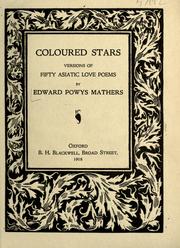Coloured stars by Edward Powys Mathers