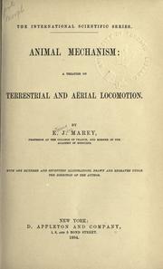 Cover of: Animal mechanism by Étienne-Jules Marey