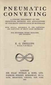 Cover of: Pneumatic conveying by Ernest George Phillips