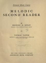 Cover of: Melodic second reader