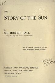 Cover of: The story of the sun. by Sir Robert Stawell Ball