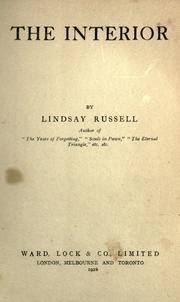 Cover of: The interior