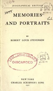 Cover of: Memories and portraits by Robert Louis Stevenson