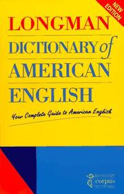 Cover of: Longman Dictionary of American English by Karen Stern