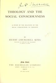 Cover of: Theology and the social consciousness by Henry Churchill King, Henry Churchill King