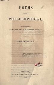 Poems by Henry, James