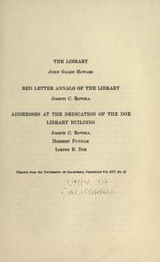 Dedication of the library, 1912 by University of California (1868-1952). Library