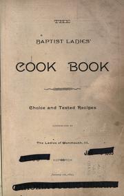 Cover of: The Baptist ladies' cook book by 