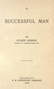 Cover of: A successful man