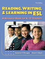 Cover of: Reading, writing & learning in ESL by Suzanne F. Peregoy