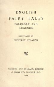Cover of: English fairy tales, folklore and legends