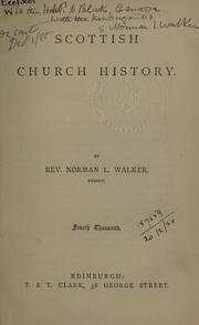 Cover of: Scottish Church history.