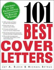 Cover of: 101 Best Cover Letters
