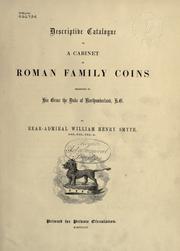 Cover of: Descriptive catalogue of a cabinet of Roman family coins belonging to the Duke of Northumberland.