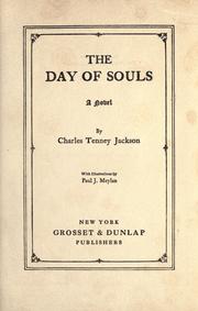 Cover of: The day of souls by Charles Tenney Jackson