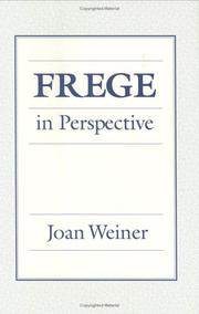 Cover of: Frege in perspective