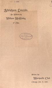 Cover of: Abraham Lincoln by McKinley, William
