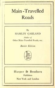 Cover of: Main-travelled roads by Hamlin Garland