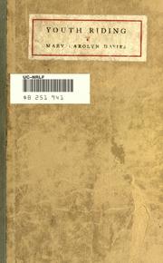 Cover of: Youth riding by Davies, Mary Carolyn.