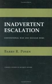 Cover of: Inadvertent Escalation by Barry R. Posen