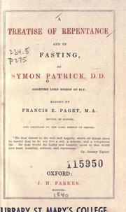 Cover of: treatise of repentance and of fasting