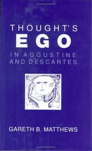 Cover of: Thought's ego in Augustine and Descartes by Gareth B. Matthews