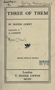 Cover of: Three of them