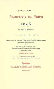 Cover of: Francesca da Rimini by Silvio Pellico