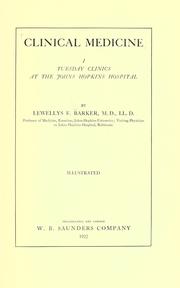 Cover of: Clinical medicine ... by Lewellys F. Barker