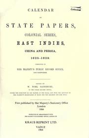 Cover of: Colonial Records.  Calendar of State Papers, Colonial by Public Record Office