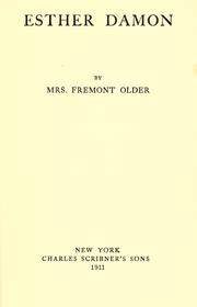 Cover of: Esther Damon by Older, Fremont Mrs.