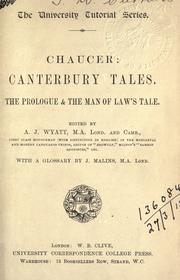 Cover of: Canterbury tales by Geoffrey Chaucer