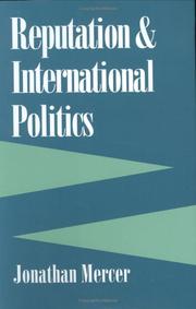 Reputation and international politics by Jonathan Mercer