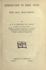 Introduction to Bible study by F. V. N. Painter