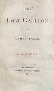 Cover of: The  lost galleon and other tales.