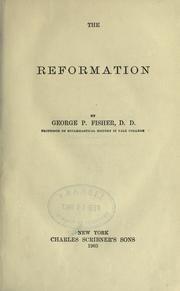 Cover of: The Reformation. by George Park Fisher