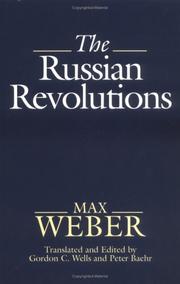 Cover of: The Russian revolutions by Max Weber