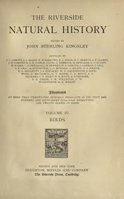Cover of: The Riverside natural history.
