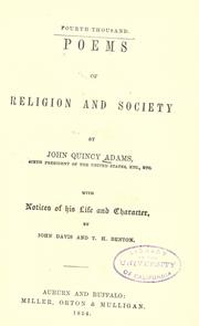 Poems of religion and society